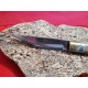 Coltello tipo pattadese con manicatura legno ferro