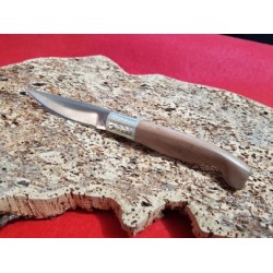 Coltello tipo pattadese con manicatura in ginepro sardo