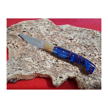 Coltello tipo pattadese con manicatura in kirinite  