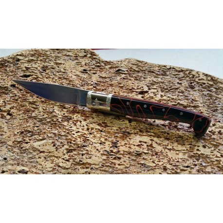 Coltello tipo pattadese con manicatura in kirinite 