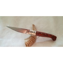 Coltello con manicatura in legno 3d